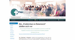 Desktop Screenshot of freikirchen.at